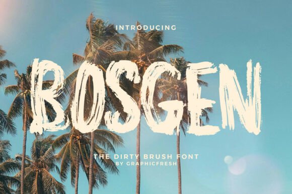 Bosgen: A Bold Typeface for Dynamic Campaigns