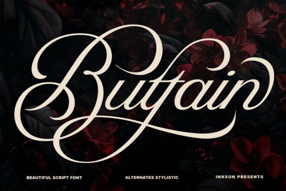 Buttain: A Script Font That Breathes Life Into Your Creations