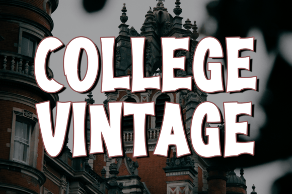 College Vintage: A Timeless Script for Editorial Elegance