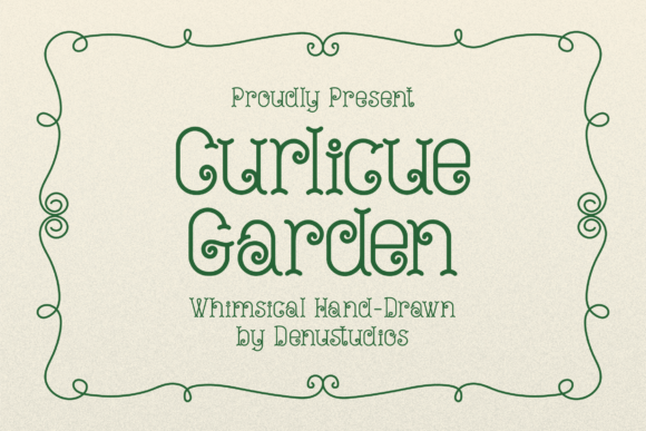 Curlicue Garden: A Script Font for Storytelling Campaigns