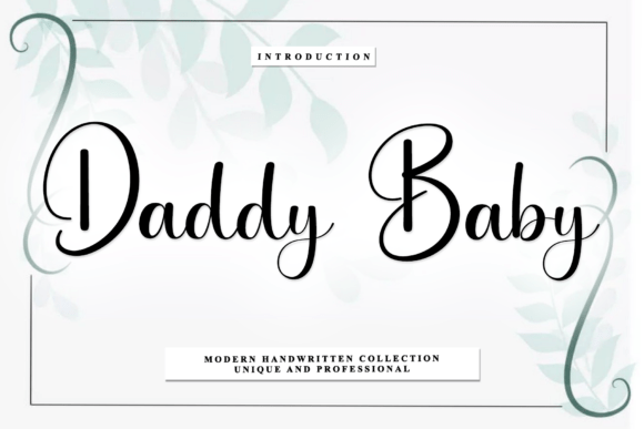 Daddy Baby Font Review: A Stylish Script for Branding