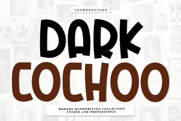 Dark Cochoo: A Script Font for Dynamic Web Design