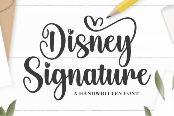 Disney Signature: A Font That Brings Magic to Every Project