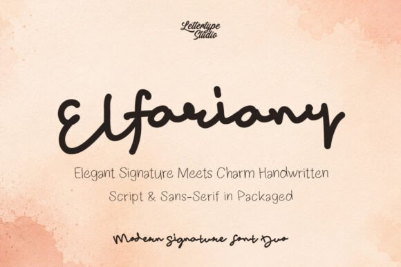 Elfariany: A Font That Breathes Life Into Your Handmade Creations