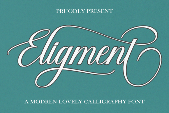 Eligment: A Script Font for Modern Web Design
