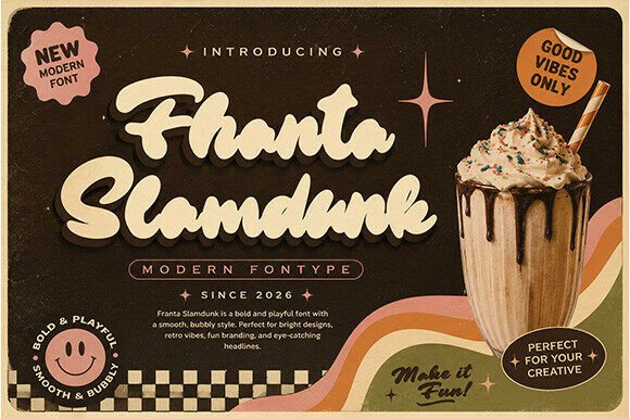 Fhanta Slamdunk: A Bold Font for Digital Branding