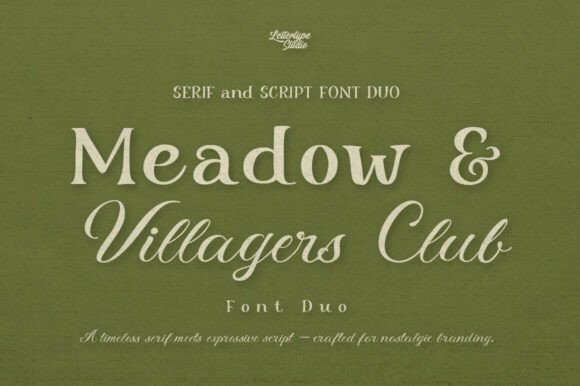 Meadow Villager Club Duo: A Timeless Font for Digital Design