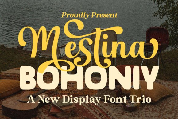 Mestina Bohoniy: A Nostalgic Script Font for Handmade Creators