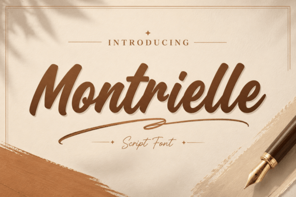 Montrielle: A Script Font for Campaigns That Speak with Elegance