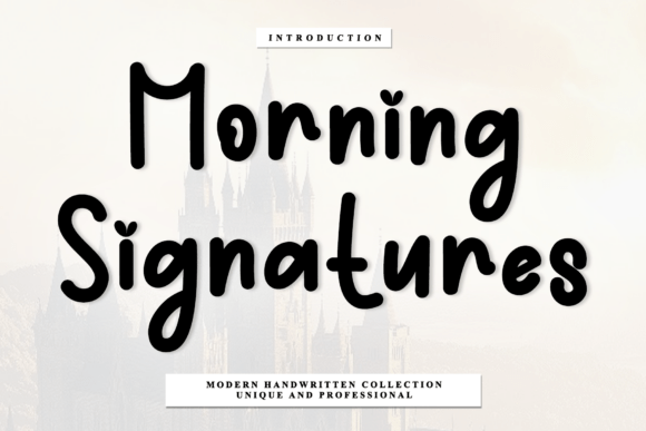 Morning Signatures: A Timeless Script for Branding Projects