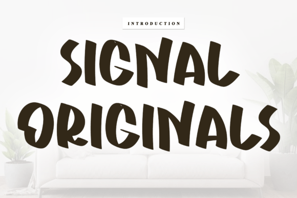 Signal Originals: A Timeless Script Font for Digital Design