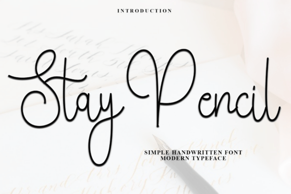 Stay Pencil: A Timeless Script Font for Editorial Design