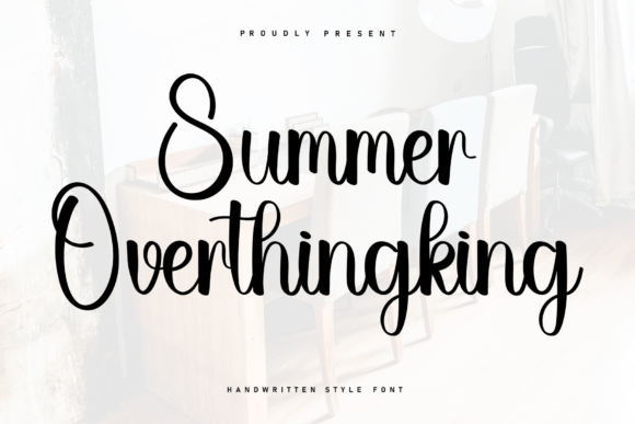 Summer Overthingking: A Font for Crafters Who Love Character