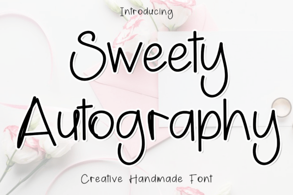 Sweety Autography: A Modern Script Font for Elegant Branding